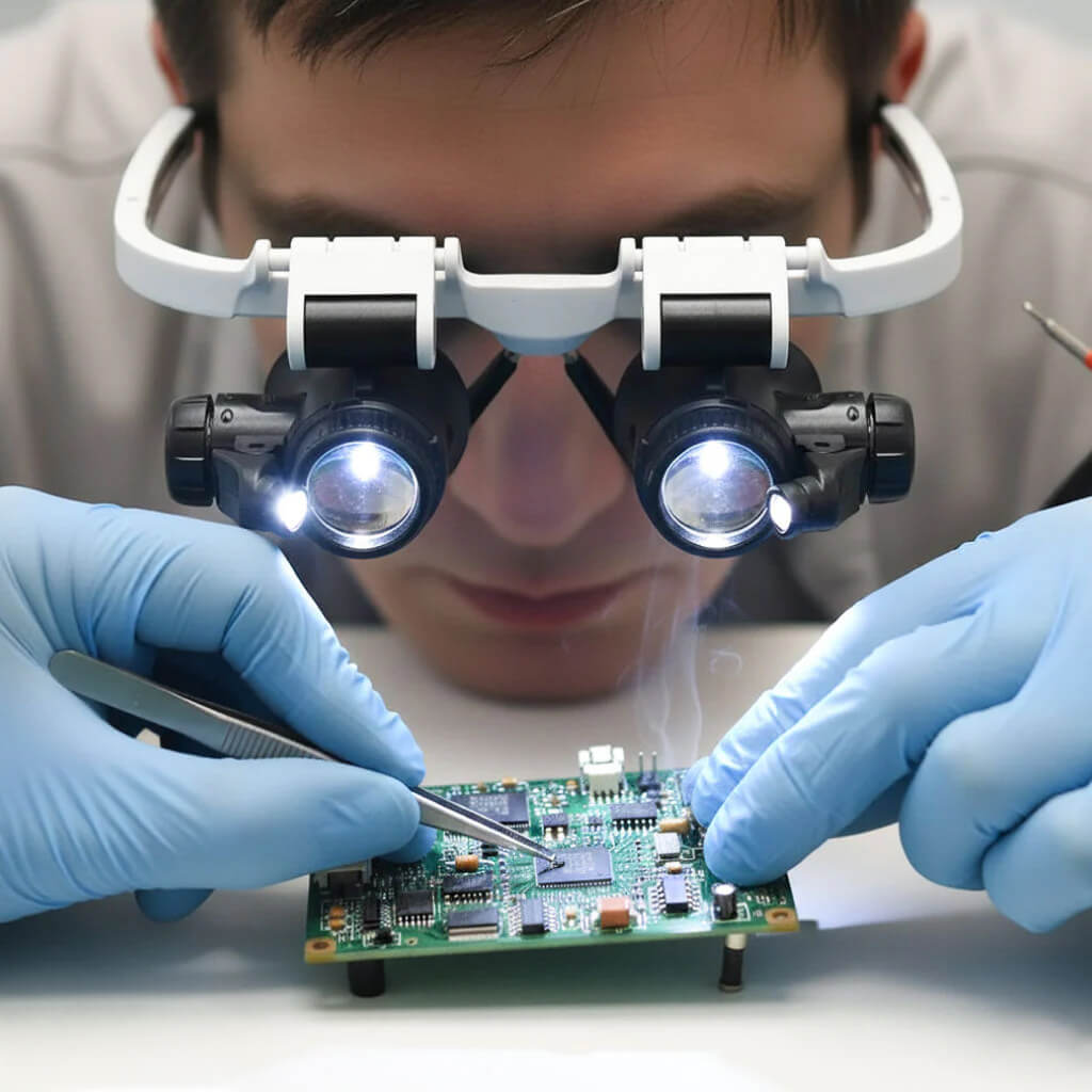 Lupas Profesionales con LED – Visión Precisa para Trabajos de Detalle