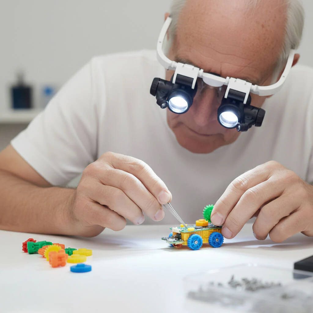 Lupas Profesionales con LED – Visión Precisa para Trabajos de Detalle