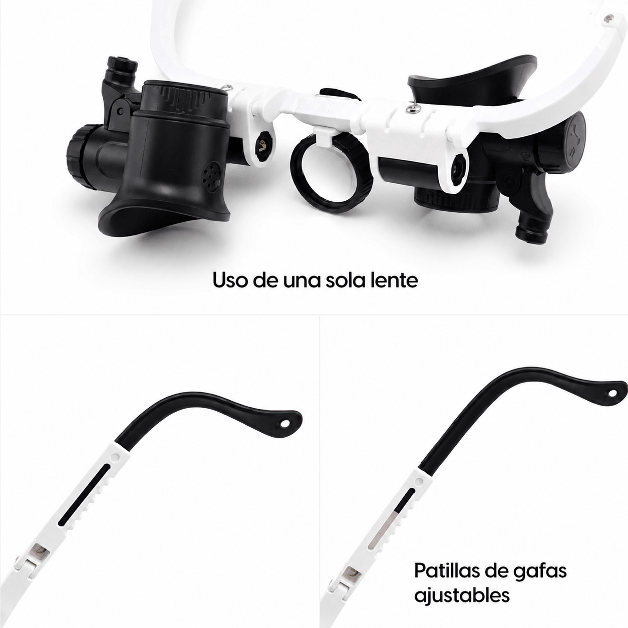 Lupas Profesionales con LED – Visión Precisa para Trabajos de Detalle