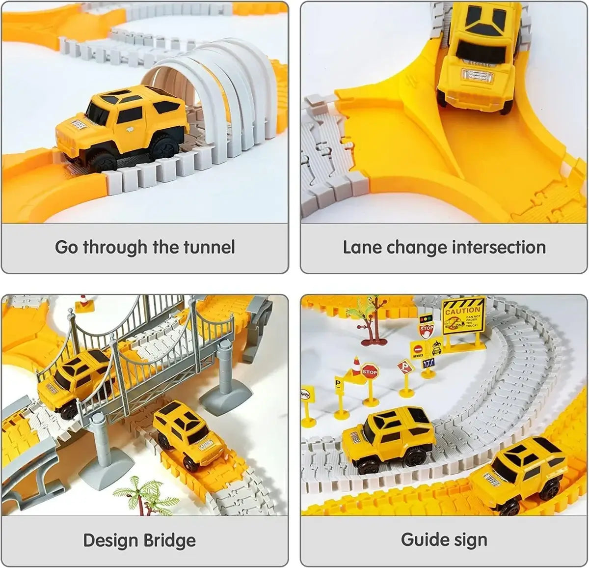Pista de carreras de construction