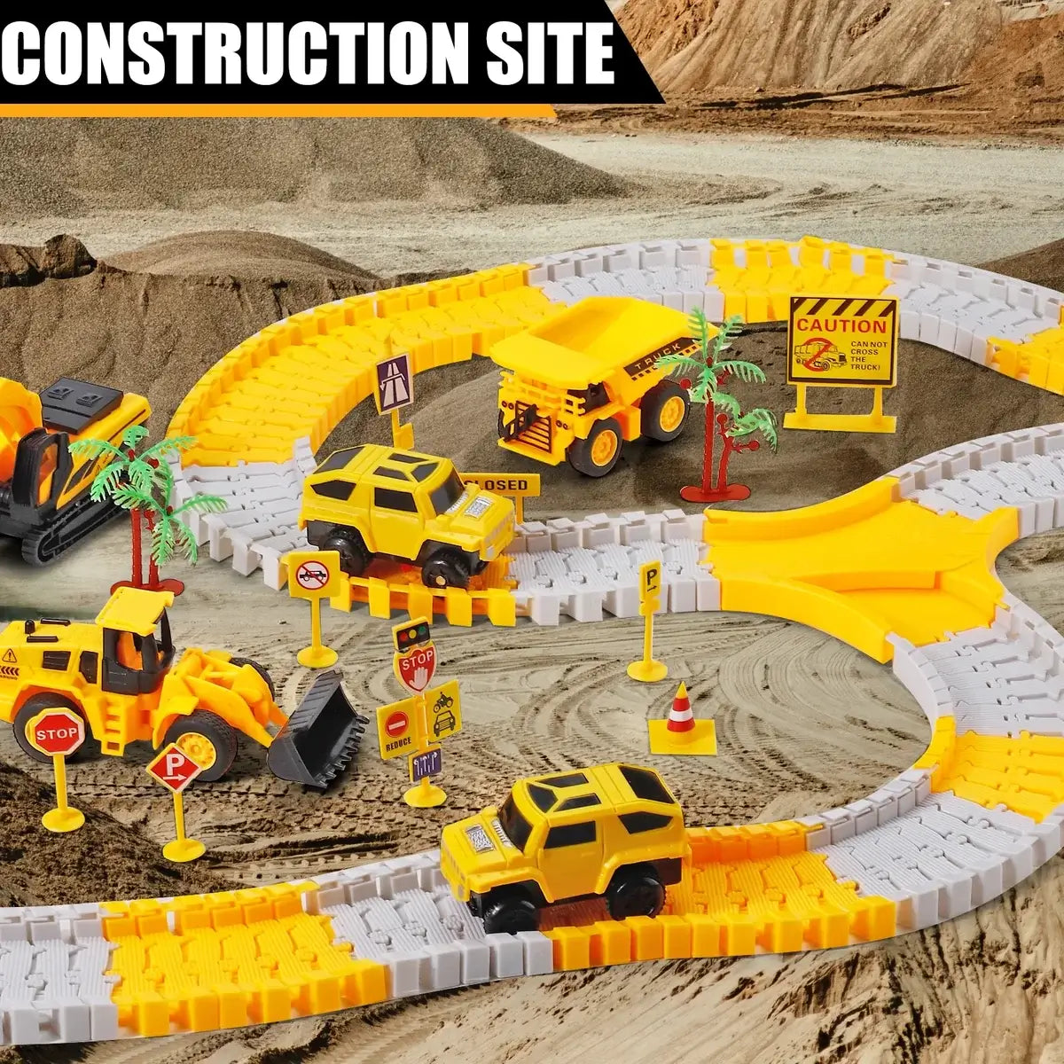 Pista de carreras de construction
