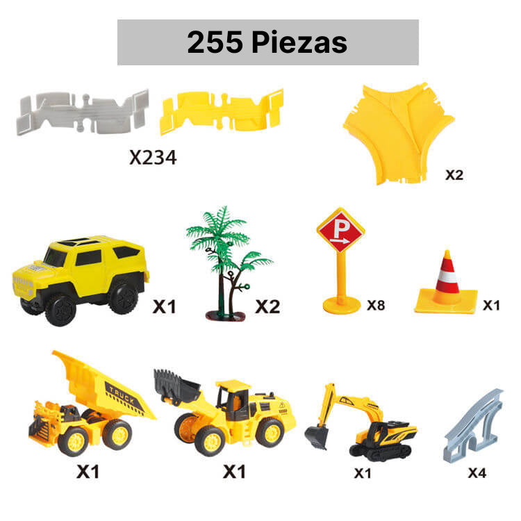 Pista de carreras de construction