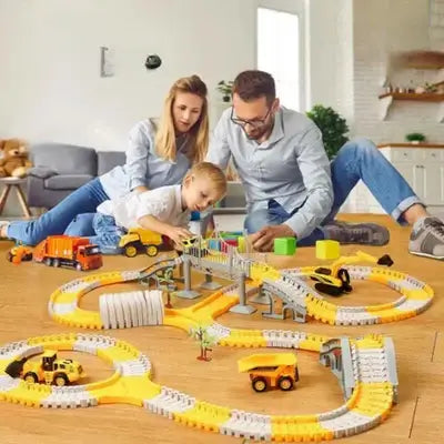 Pista de carreras de construction