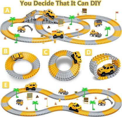Pista de carreras de construction